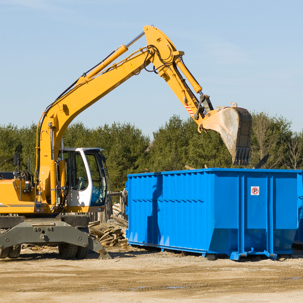 can i choose the location where the residential dumpster will be placed in Mitchell Iowa